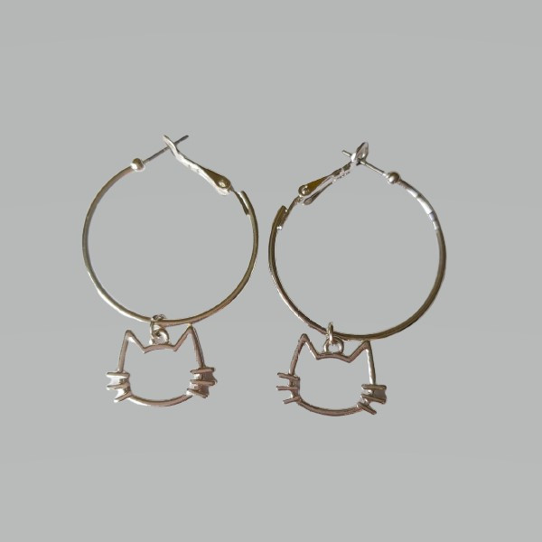 گوشواره دخترانه مدل گربه