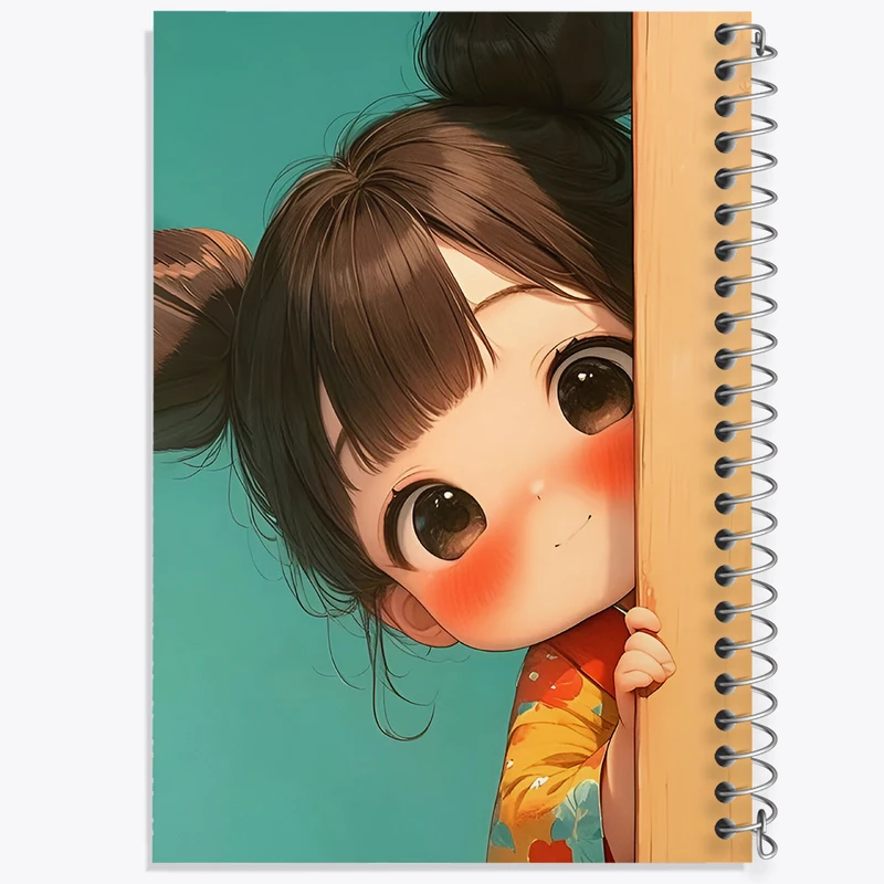 دفتر لیست خرید 50 برگ خندالو طرح دخترانه کیوت کد F6169