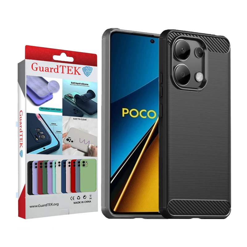 کاور گاردتک مدل Carbon Case مناسب برای گوشی موبایل شیائومی Poco X6 Pro 5G 