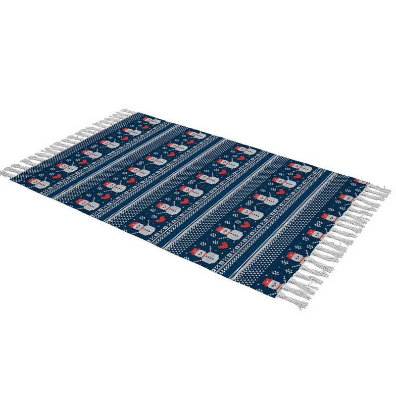 شال مبل طرح آدم برفی کد Q2SH1058 سایز 98x180 سانتی متر شال مبل طرح آدم برفی کد Q2SH1058 سایز 98x180 سانتی متر