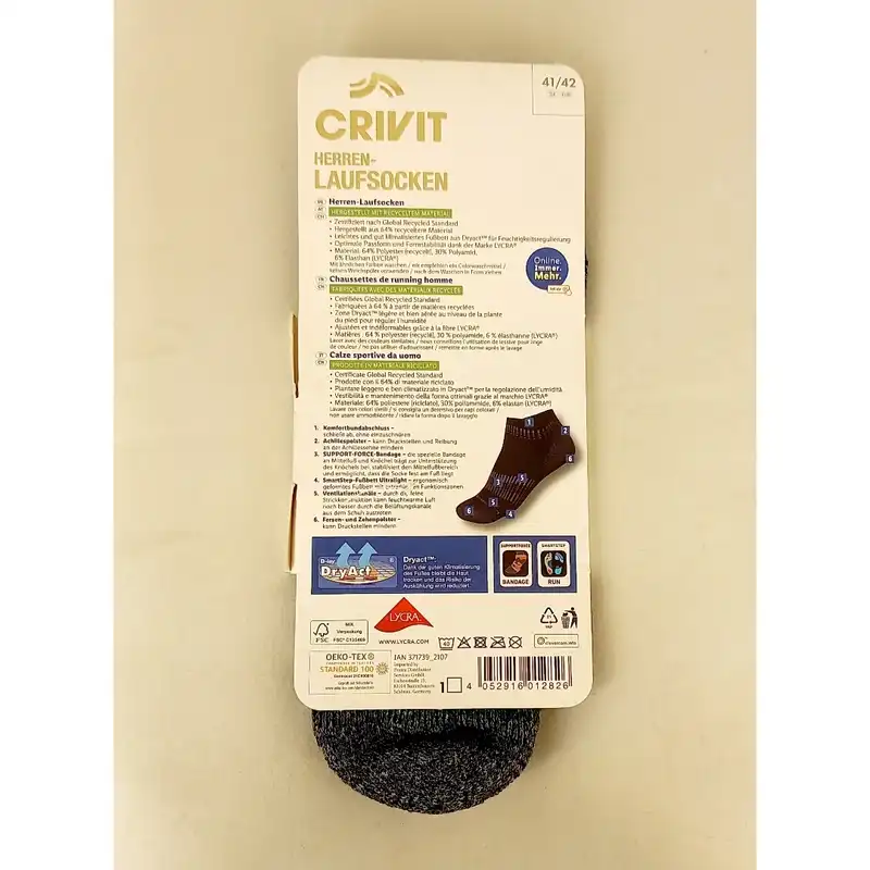 جوراب ورزشی مردانه کریویت مدل laufsocken