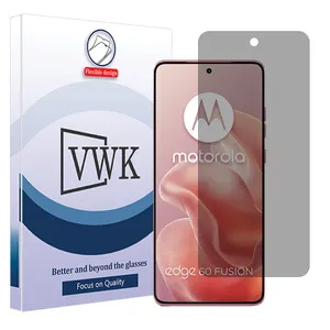 VWK Hydrogel model privacy Screen Protector for Motorola Edge 60 Fusion mobile phone