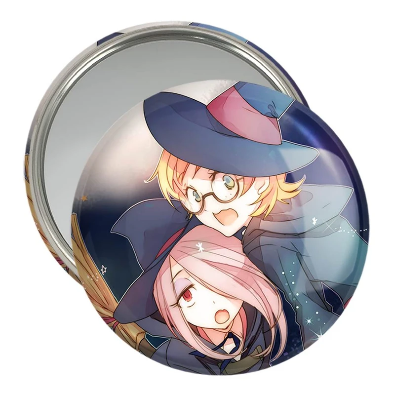 آینه جیبی خندالو مدل جانسون و سوسی انیمه Little Witch Academia  کد 22913