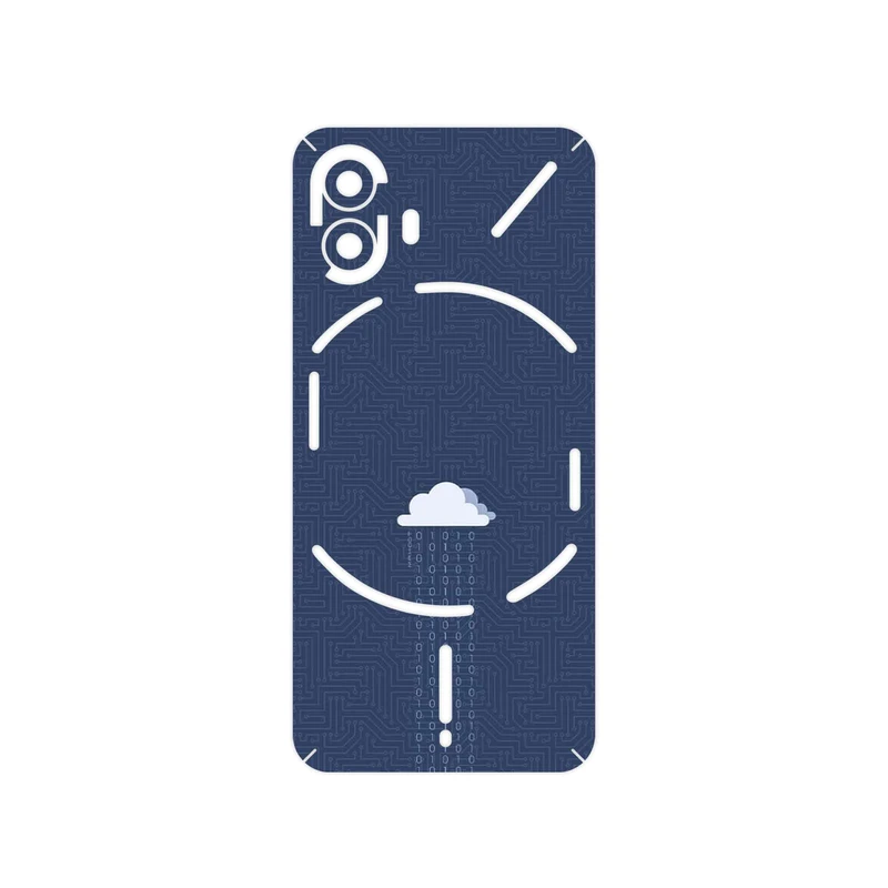 برچسب پوششی ماهوت مدل Minimal Data Cloud مناسب برای گوشی موبایل ناتینگ Phone 2