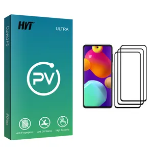 HVT PV glass Screen Protector For Samsung Galaxy M62 Pack Of 3