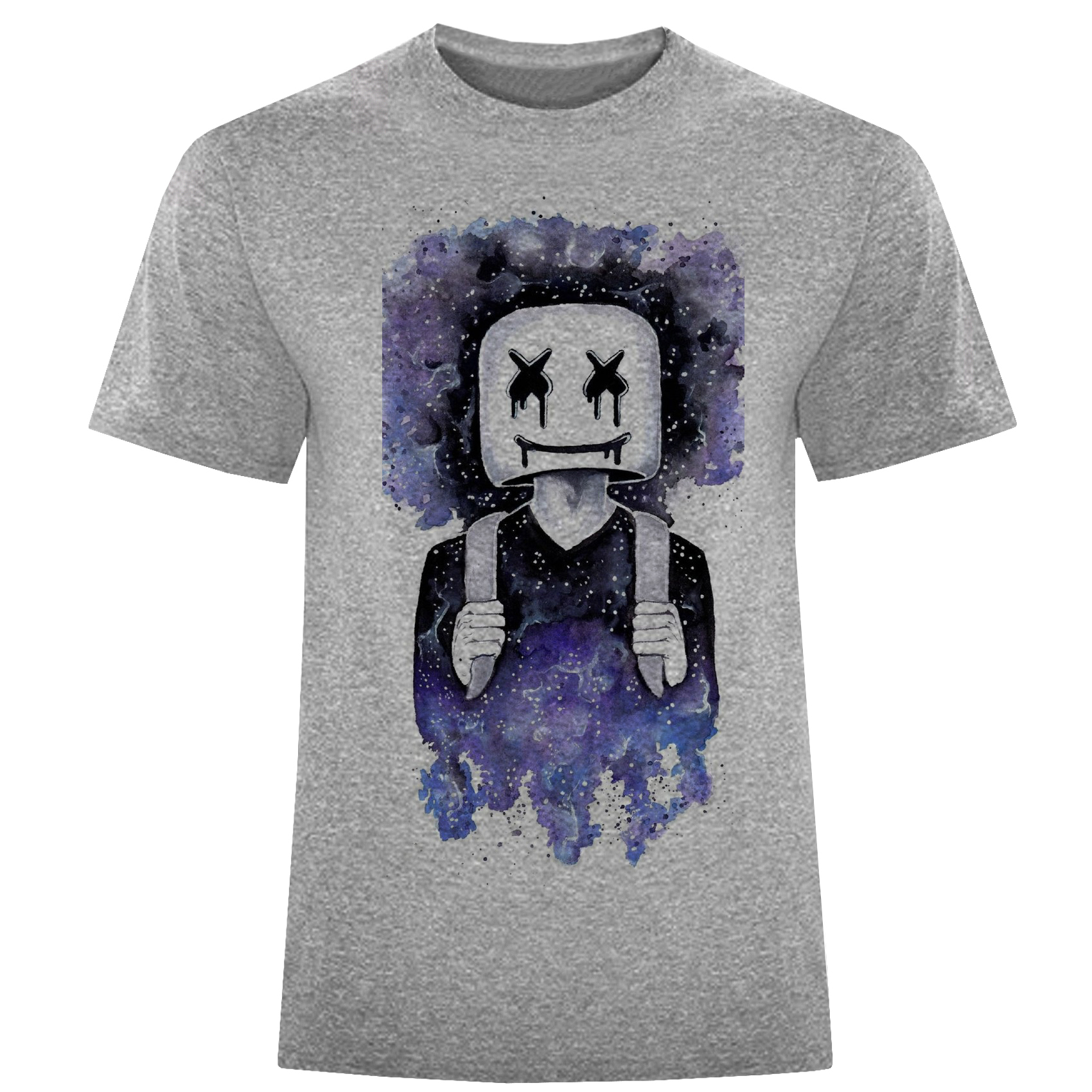 تی شرت آستین کوتاه مردانه مدل مارشملو Z89