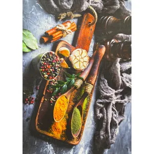 فرش پارچه ای مدل فرشینه طرح آشپزخانه رنگی