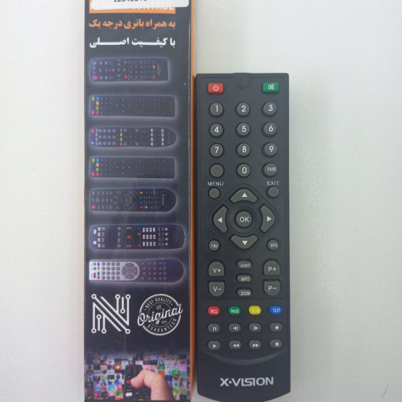 ریموت کنترل ایکس ویژن مدل ak 98766754312
