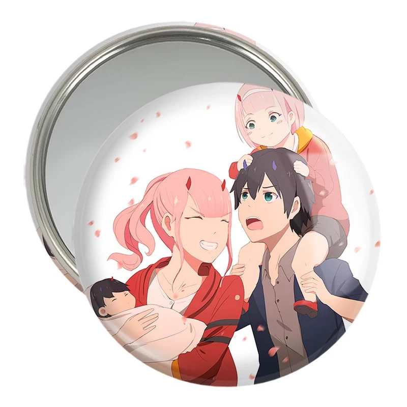 آینه جیبی خندالو مدل خانواده زیرو و هیرو انیمه دارلینگ در فرنکس  کد 11977