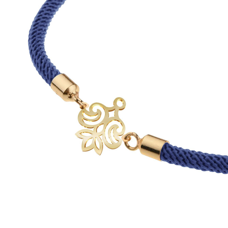 دستبند طلا 18 عیار زنانه مدوپد مدل اسلیمی کد D13-10646