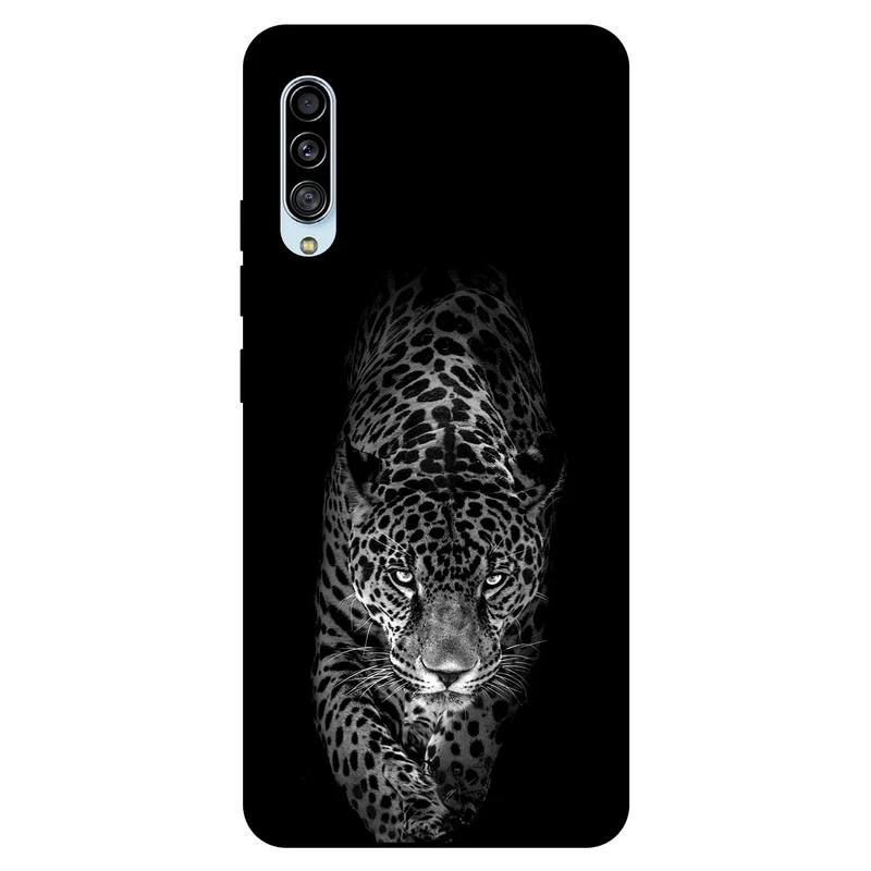 کاور مگافون طرح پلنگ مدل 1879 مناسب برای گوشی موبایل سامسونگ Galaxy A90 5G  