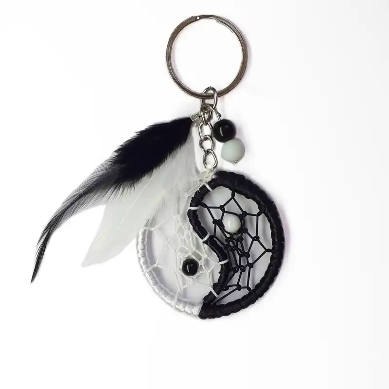 ست آویز و جاکلیدی دریم کچر مدل یین یانگ کد Nd002