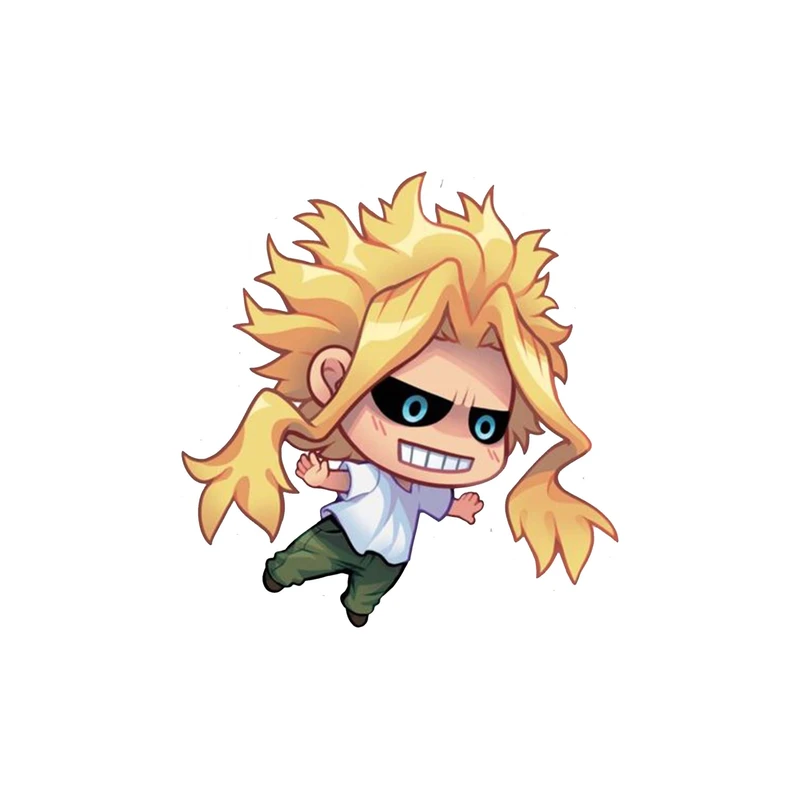 استیکر لپ تاپ و موبایل مدل انیمه طرح مدرسه قهرمانان من آلمایت توشینوری یاگی my hero academia All Might Toshinori Yagi کد 2430