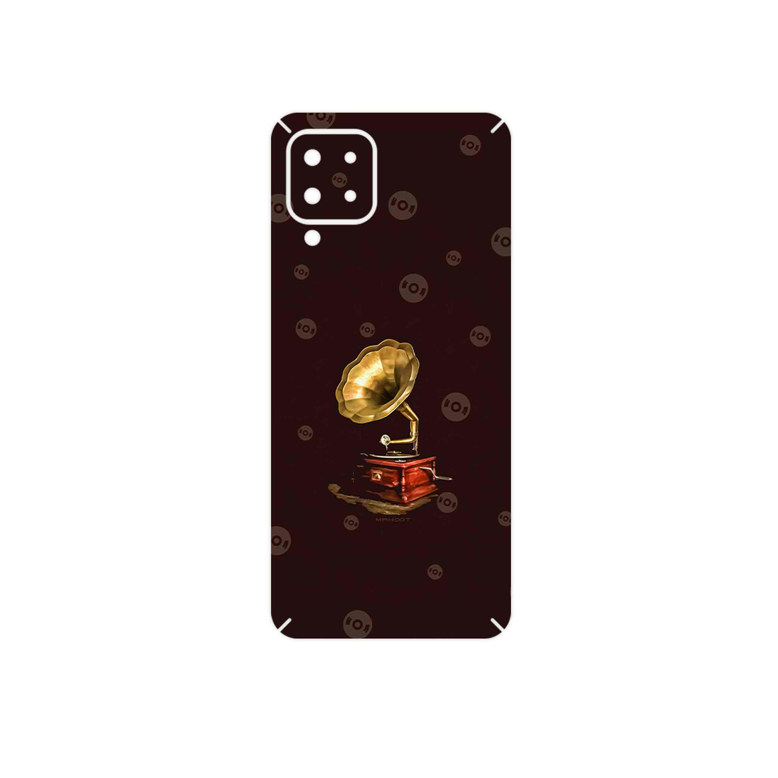 برچسب پوششی ماهوت مدل Gramophone Nostalgia مناسب برای گوشی موبایل سامسونگ Galaxy A22 4G