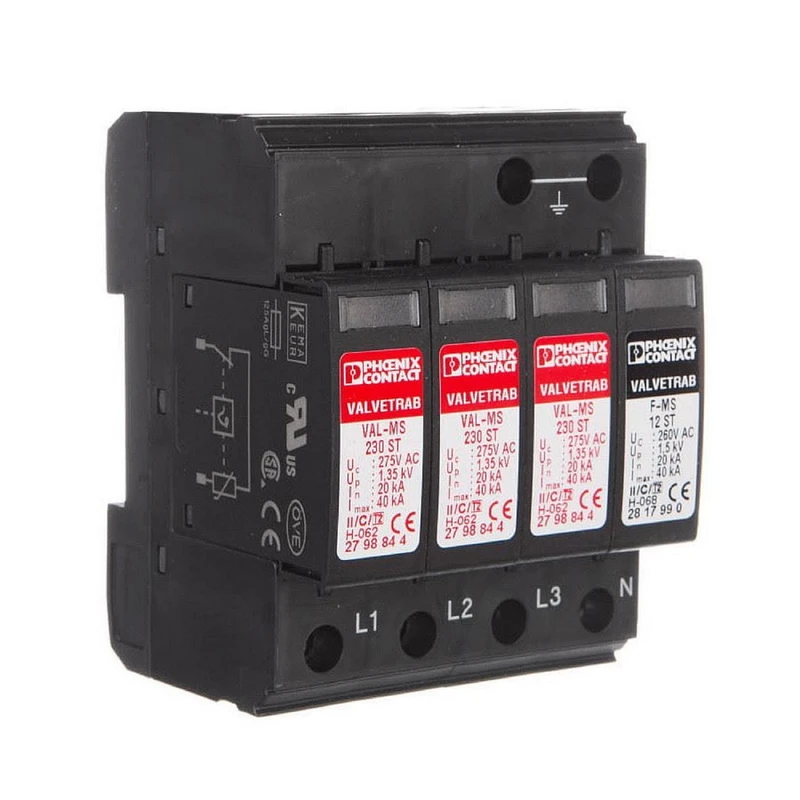 برقگیر 3 فاز فونیکس کنتاکت مدل VAL-MS 230/3+1