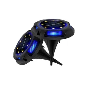 چراغ پارکی خورشیدی مدل buried lights بسته دو عددی
