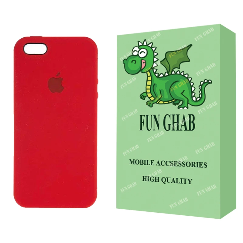 کاور فان قاب مدل سیلیکونی طرح SLB مناسب برای گوشی موبایل اپل iPhone 5 / 5s / SE