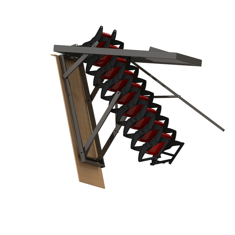 نردبان تاشو 9 پله مدل ایستاده کد 0066