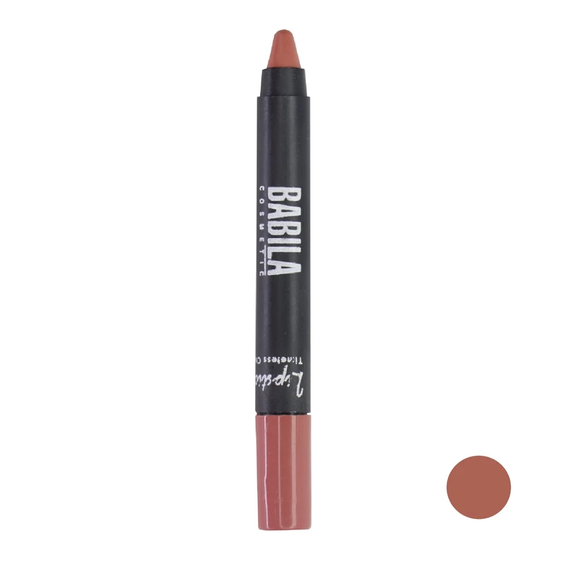 رژ لب مدادی مات، مخملی بابیلا مدل LONG LASTING شماره 1