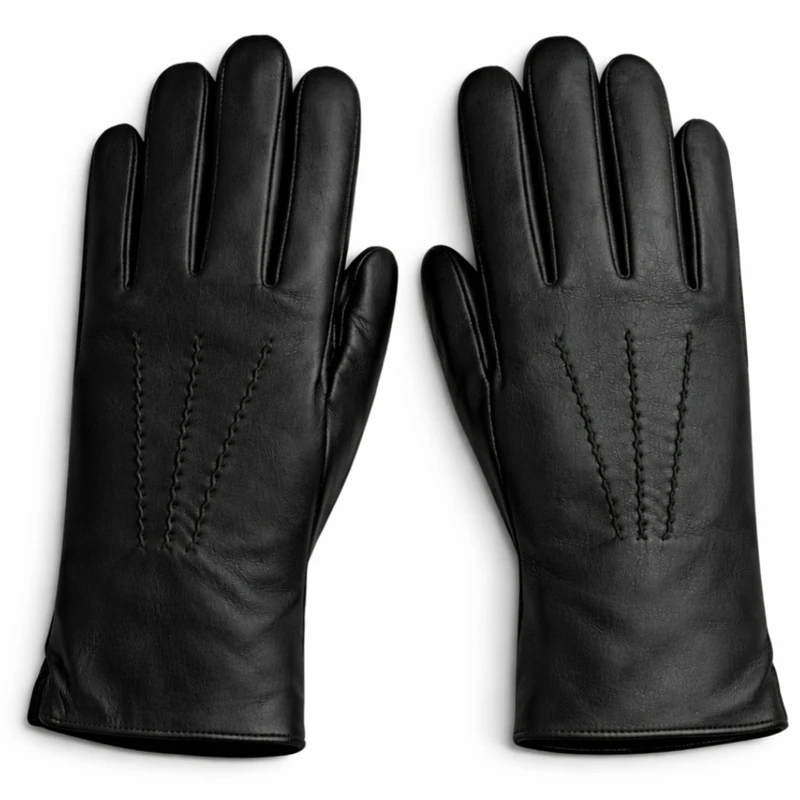 دستکش زنانه مدل چرم طبیعی کد 110009_2025