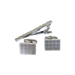 ست دکمه سردست و گیره کراوات مردانه مدل 751