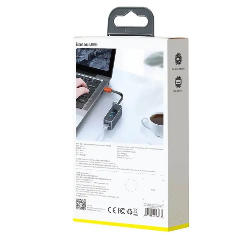 هاب 4پورت USB باسؤس مدلCAHUB-AH