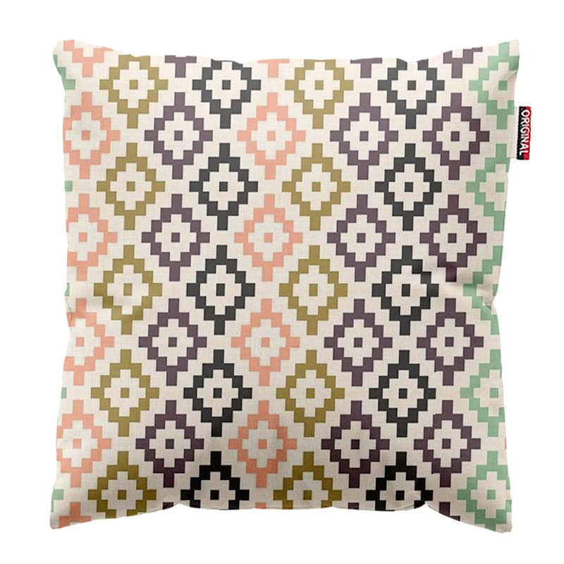  کوسن پاد آفرین طرح هندسی مدرن کد 3187 سایز 30*30 سانتی متر