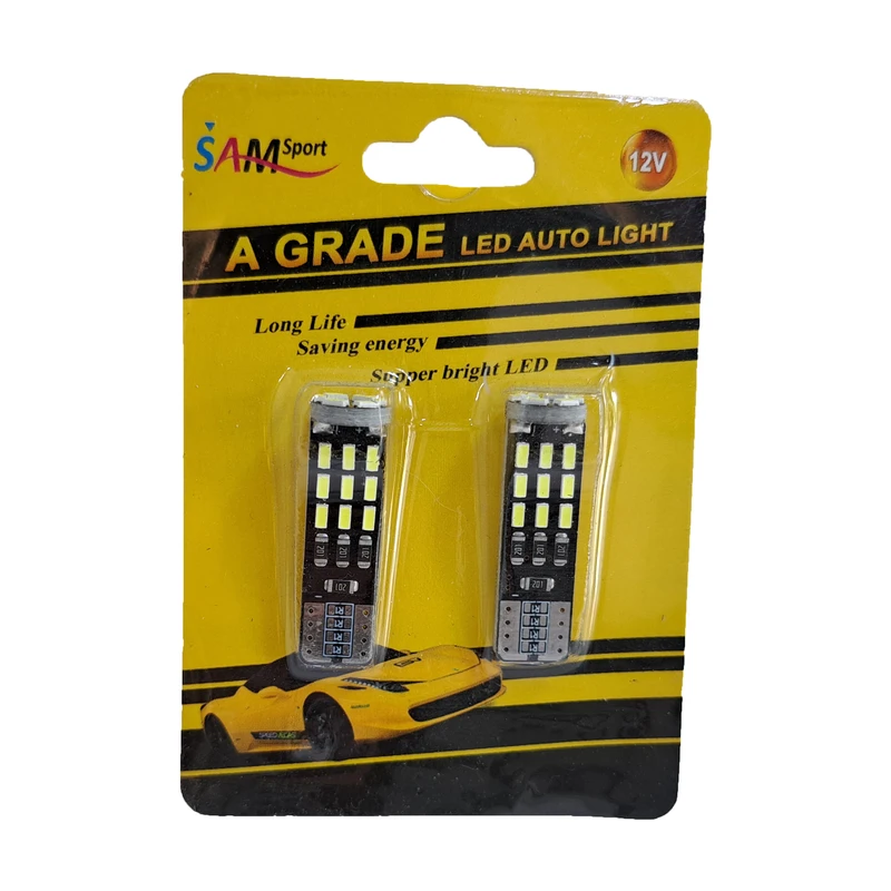 لامپ اس ام دی خودرو سام مدل 24تایی الترا بسته دو عددی