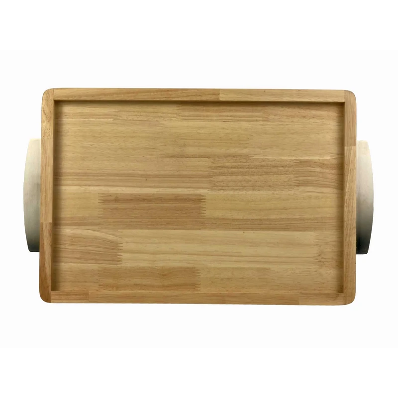 سینی دسته دار مدل ساده سایز 50x30 سانتی متر