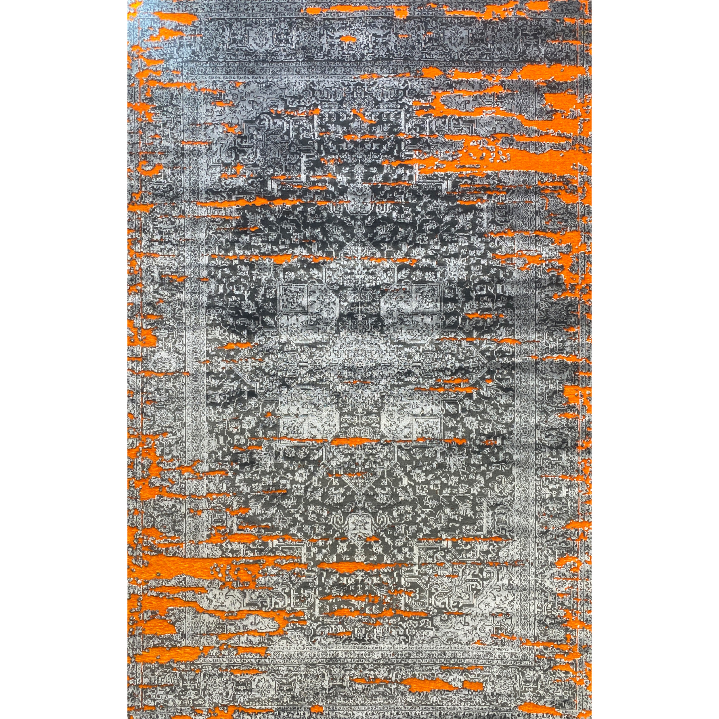 نقد و بررسی فرش ماشینی طرح پتینه مدرن مدل وینتیج 2013 زمینه نارنجی توسط خریداران