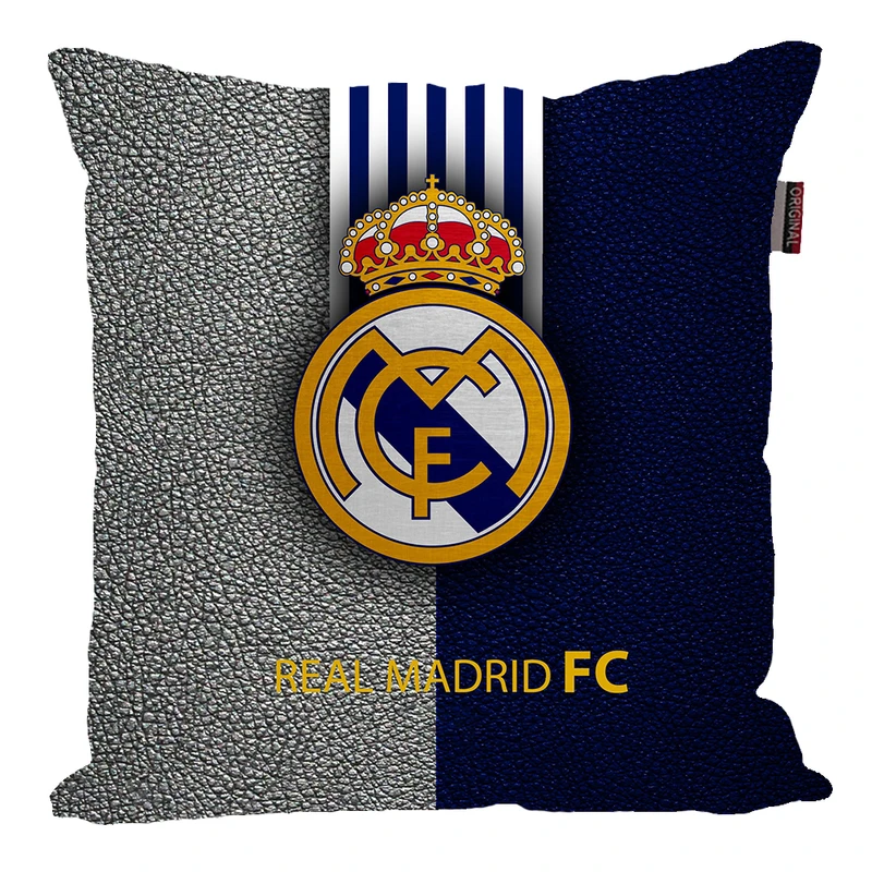 کوسن مدل رئال مادرید Real Madrid طرح چرم کد KO287