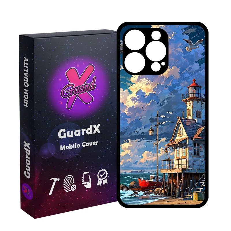 کاور گارد ایکس طرح ساحل دریا مدل Glass10773 مناسب برای گوشی موبایل اپل iPhone 15 Pro Max