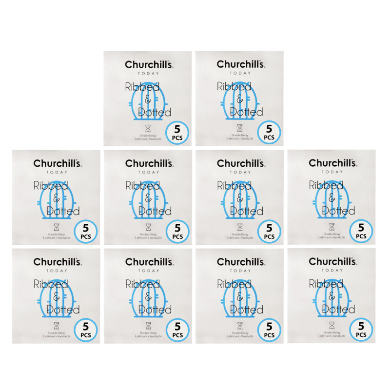 کاندوم چرچیلز مدل CHC_RD مجموعه 10 عددی