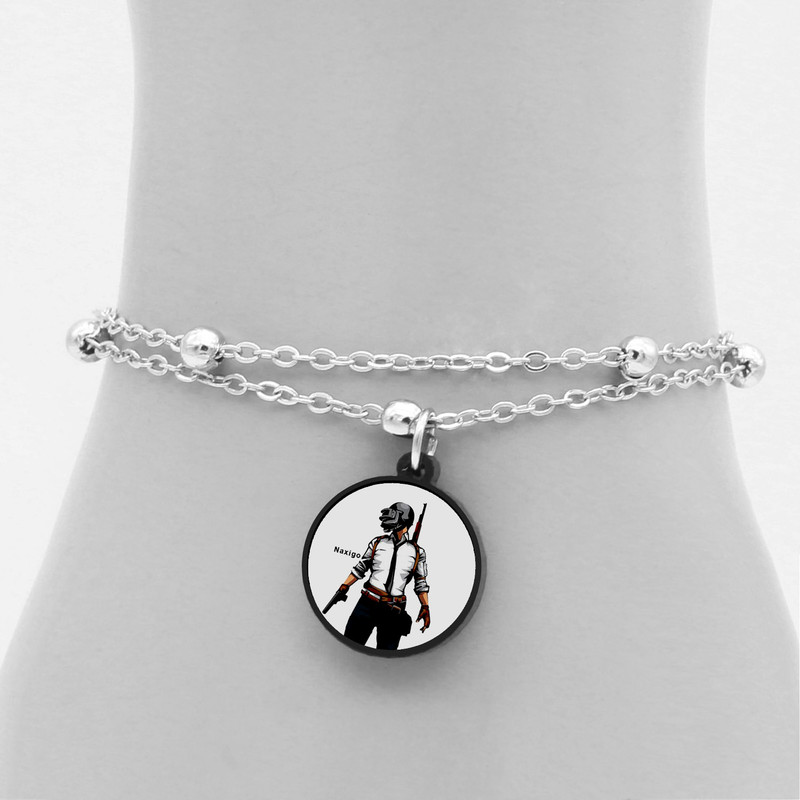 پابند زنانه ناکسیگو مدل شب تاب طرح پابجی کد LB7422 پابند زنانه ناکسیگو مدل شب تاب طرح پابجی کد LB7422