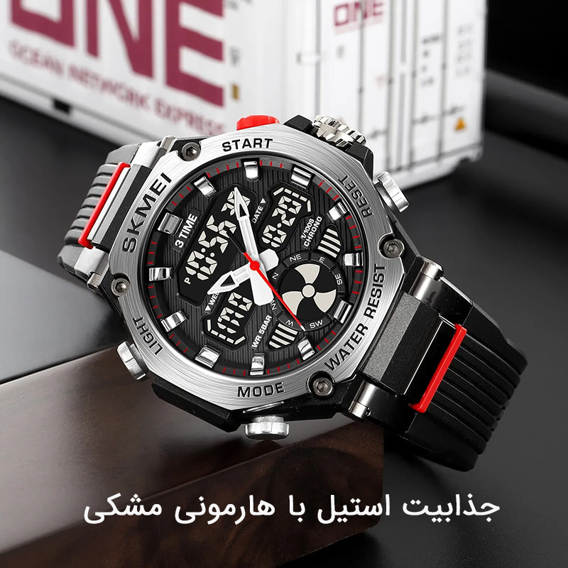 ساعت مچی عقربه‌ای مردانه اسکمی مدل 2223 BKSI