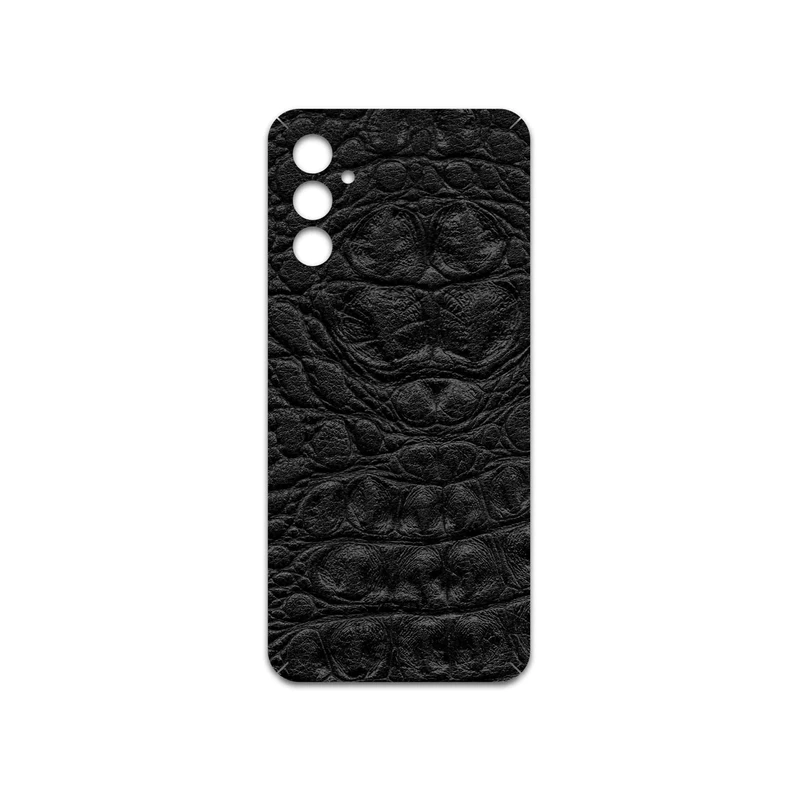 برچسب پوششی ماهوت مدل Black-Crocodile-Leather مناسب برای گوشی موبایل سامسونگ Galaxy M13 (India)