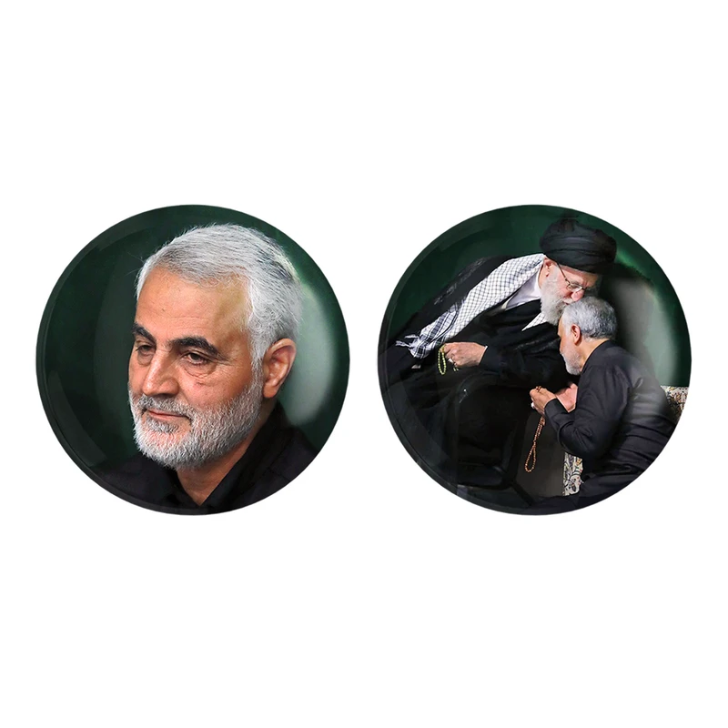 مگنت خندالو طرح سردار سلیمانی کد 26202609 مجموعه 2 عددی