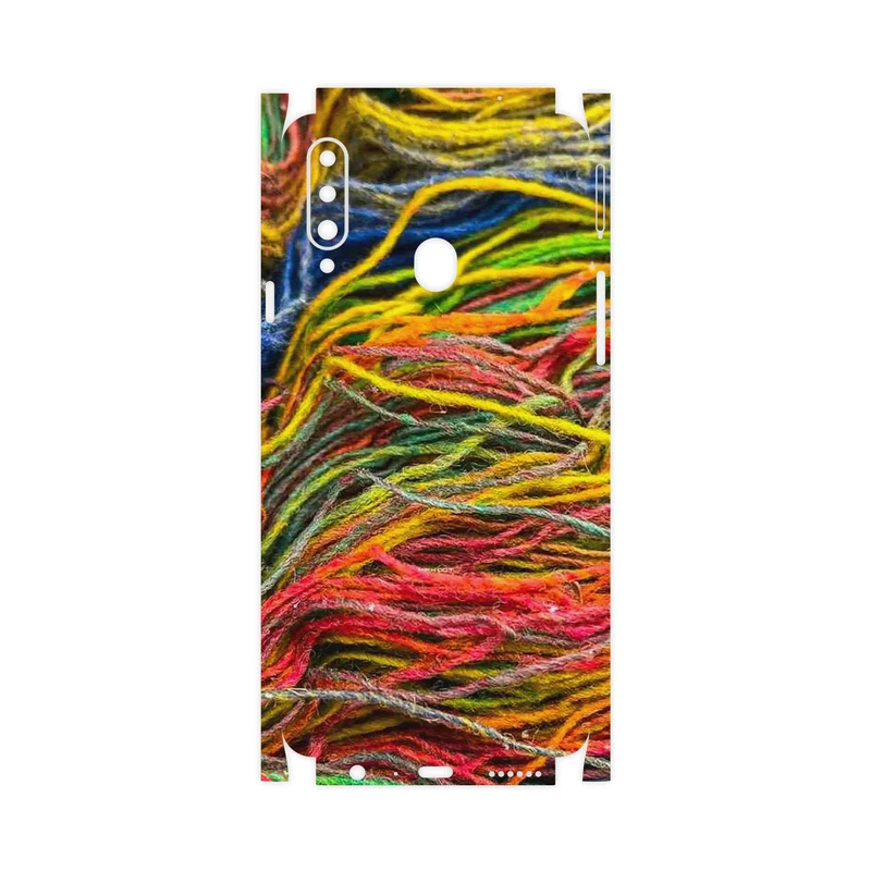 برچسب پوششی ماهوت مدل Fabric Texture 9-FullSkin مناسب برای گوشی موبایل سامسونگ Galaxy A20s