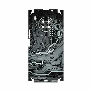 MAHOOT Black-Printed-Circuit-Board-FullSkin Cover Sticker for Honor 50 Lite