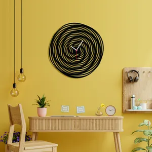 ساعت دیواری ماهوت طرح هندسی کد 025