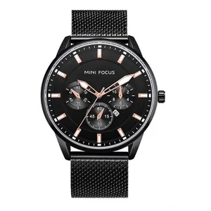 ساعت مچی عقربه‌ای مردانه مینی فوکوس مدل 0178BLC