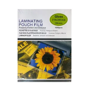 طلق پرس جی ای دی کد 150M سایزA4 بسته 100 عددی