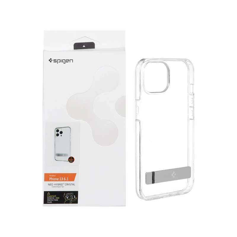 کاور اسپیگن مدل نئو هیبرید کریستال مناسب برای گوشی موبایل اپل iPhone 13 / 14