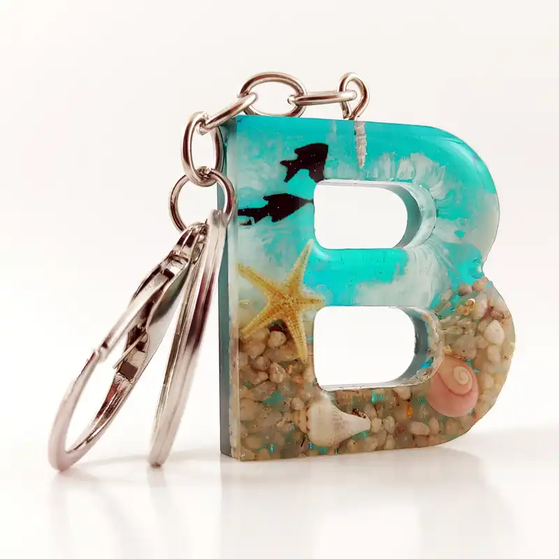 جاکلیدی مدل رزینی طرح دریا حرف B