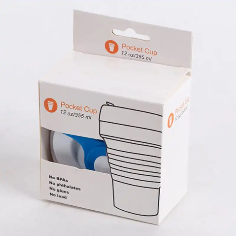 لیوان سفری تاشو مدل sil355 گنجایش 0.355 لیتر