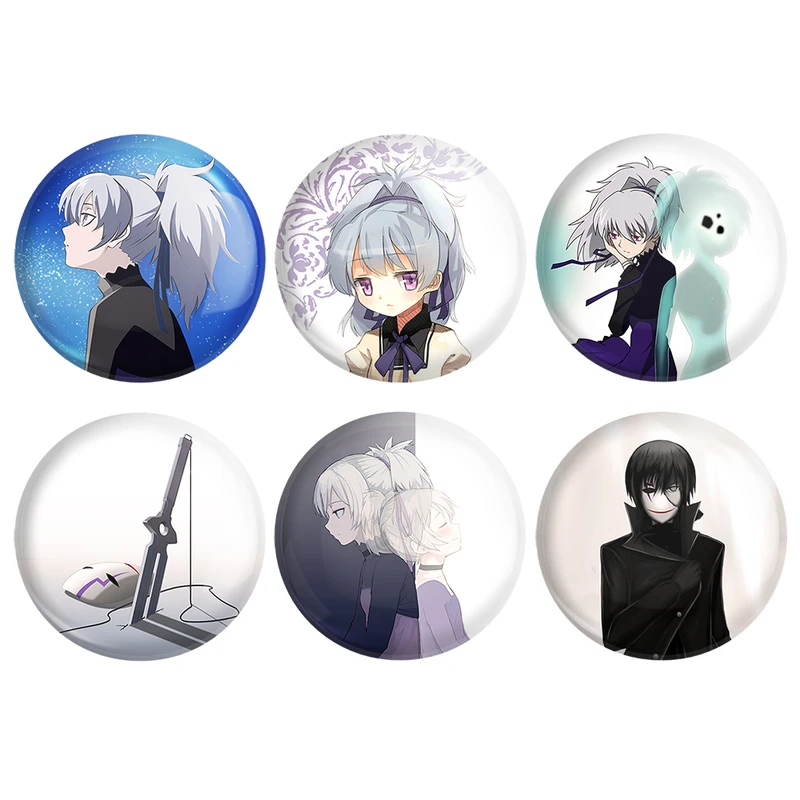 مگنت خندالو طرح انیمه تاریک تر از سیاهی Darker than black کد 1383A مجموعه 6 عددی