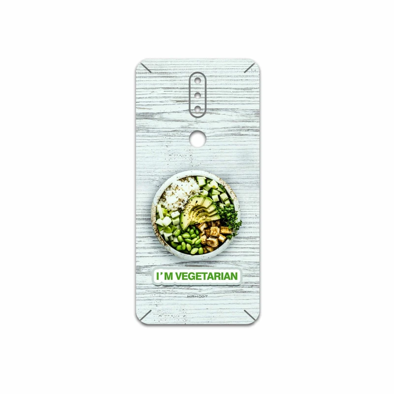 برچسب پوششی ماهوت مدل I'm-vegetarian مناسب برای گوشی موبایل نوکیا 2.4