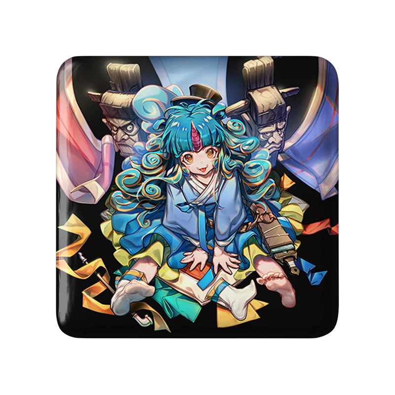 مگنت خندالو طرح هائتا انیمه خدای دبیرستان مدل مربعی کد 34928