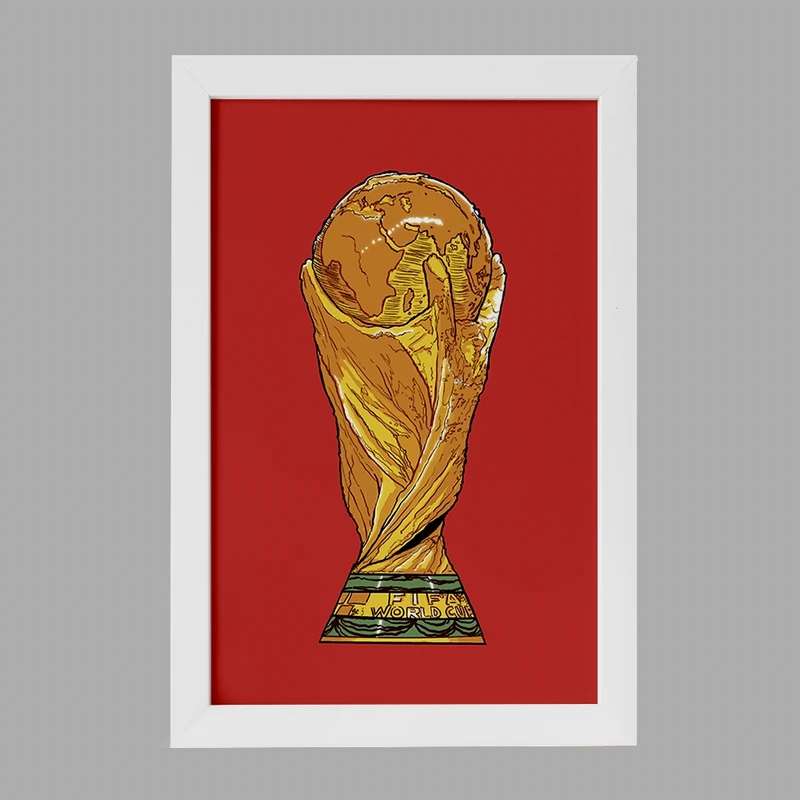 تابلو خندالو مدل کاپ جام جهانی کد F1984