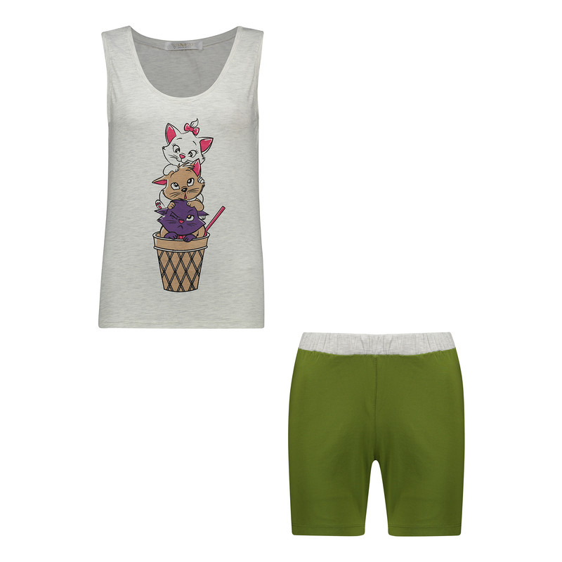 ست تاپ و شلوارک زنانه لوینت مدل آریستو کت